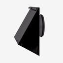 Wall cowl V13 Ø125 black