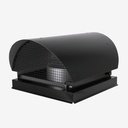 Roof hood flat roof 200 black